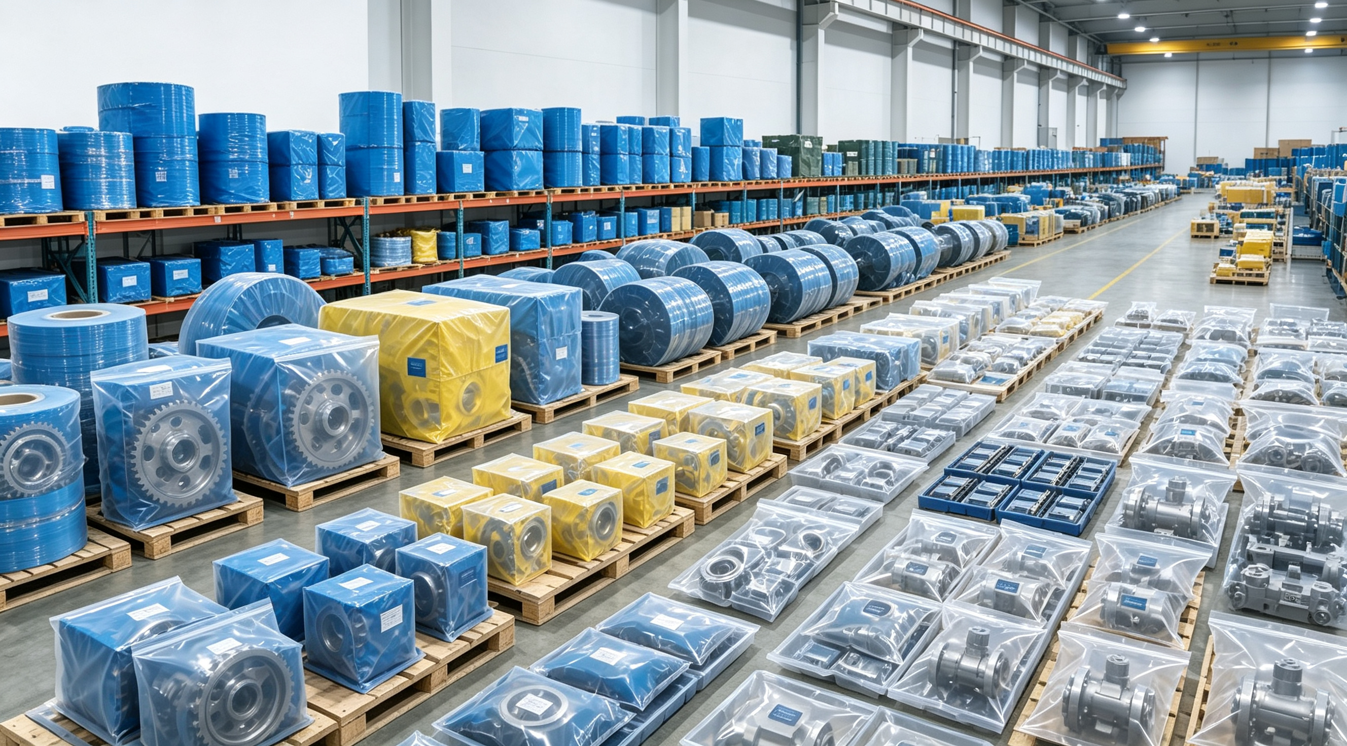 Sea-Freight Anti-Rust Packaging for Automotive Engine Parts